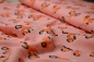 Preview: Viskose -Blusenstoff - Roller/Mofa rosa orange